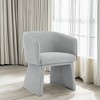 ROOMTEC Accent Arm Chair, Minimalist Style Leisure Backrest Chair, Living Room Barrel Chair, for Bedroom, Office - 3 of 4
