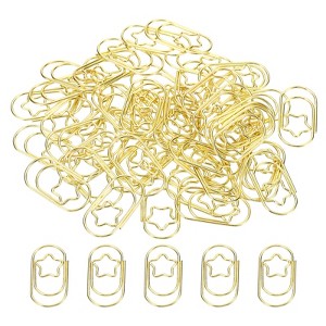 Unique Bargains Star-Shaped Fashion Cute Decorative Fun Paper Clip 50 Pcs - 1 of 4