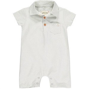 Boy's Sandy Polo Romper - ME & HENRY - 1 of 3