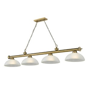 Z-Lite Cordon 4 - Light Chandelier in  Rubbed Brass - 1 of 2