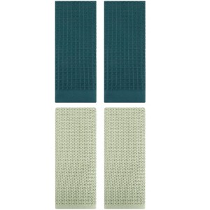 REGALWOVEN 4 Pcs Cotton Soft Absorbent Comfortable Waffle Design Hand Towel - 1 of 4