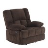 MAYEERTY Chocolate Oversized Rocking Recliner Chair - For Adults & Living Room - 4 of 4