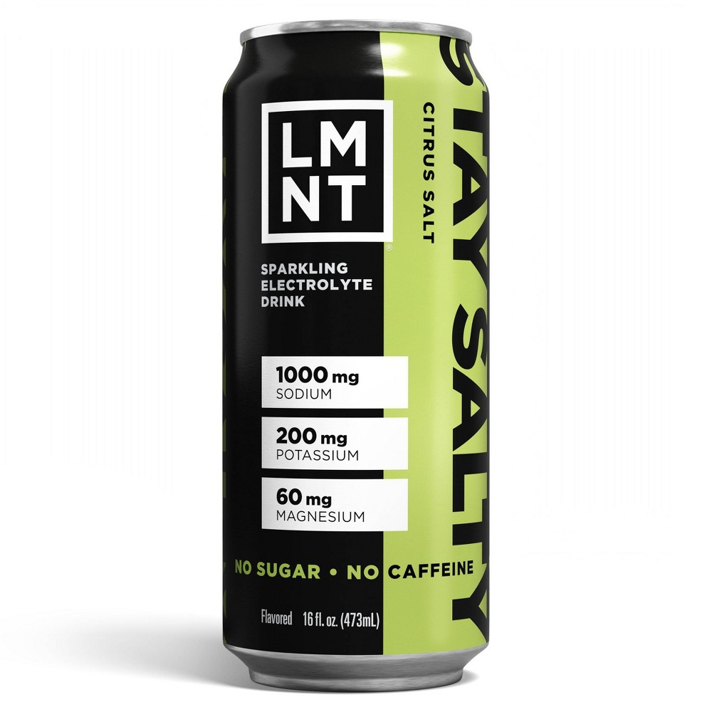 LMNT Zero-Sugar Electrolytes Single Citrus Salt Sport Drink - 16 fl oz
