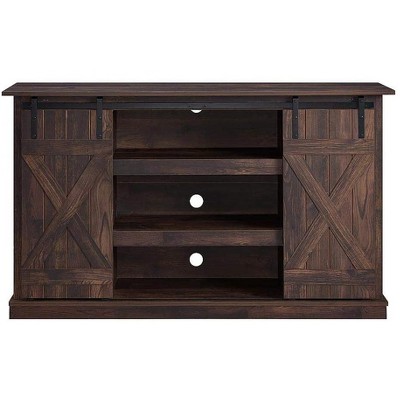 HearthPro Sawyer Media Console in Rustic Brown - SP6546-OM