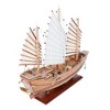 Old Modern Handicrafts Chinese Junk Wooden Ship Model – 27"x7"x24.5", Handcrafted Nautical Display - 2 of 4