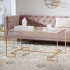 Burton Coffee Table - FOX2582A - Gold/Clear - Safavieh Couture - 2 of 4