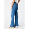 Roaman's Women's Plus Size High-Rise Tummy Control Bootcut Jeans - 4 of 4