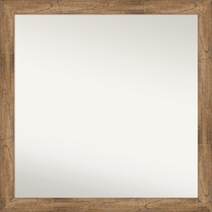 Amanti Art Owl Brown Narrow Non-Beveled Wood Framed Wall Mirror - 1 of 4
