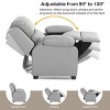 Infans  Deluxe Padded Kids Sofa Armchair Recliner Headrest Children w Storage Arms - 4 of 4