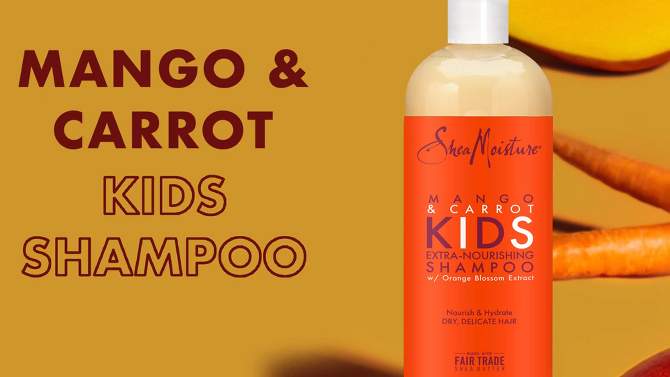 SheaMoisture Kids&#39; Carrot and Mango Shampoo - 24 fl oz, 2 of 7, play video