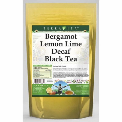 TerraVita Bergamot Lemon Lime Decaf Black Tea (50 tea bags, ZIN: 536385, 2-Pack)