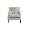 COWLOWN Accent Chair, Transitional Upholstered Chair with Removable Cushion & Wood Legs - 2 of 4