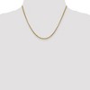 Black Bow Jewelry 2.45mm 14k Yellow Gold Hollow Round Box Chain Necklace - 2 of 4