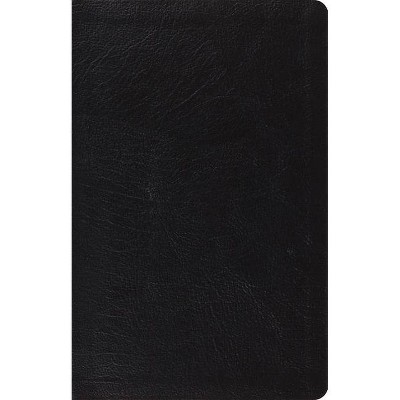 Large Print Thinline Reference Bible-ESV - (Leather Bound)