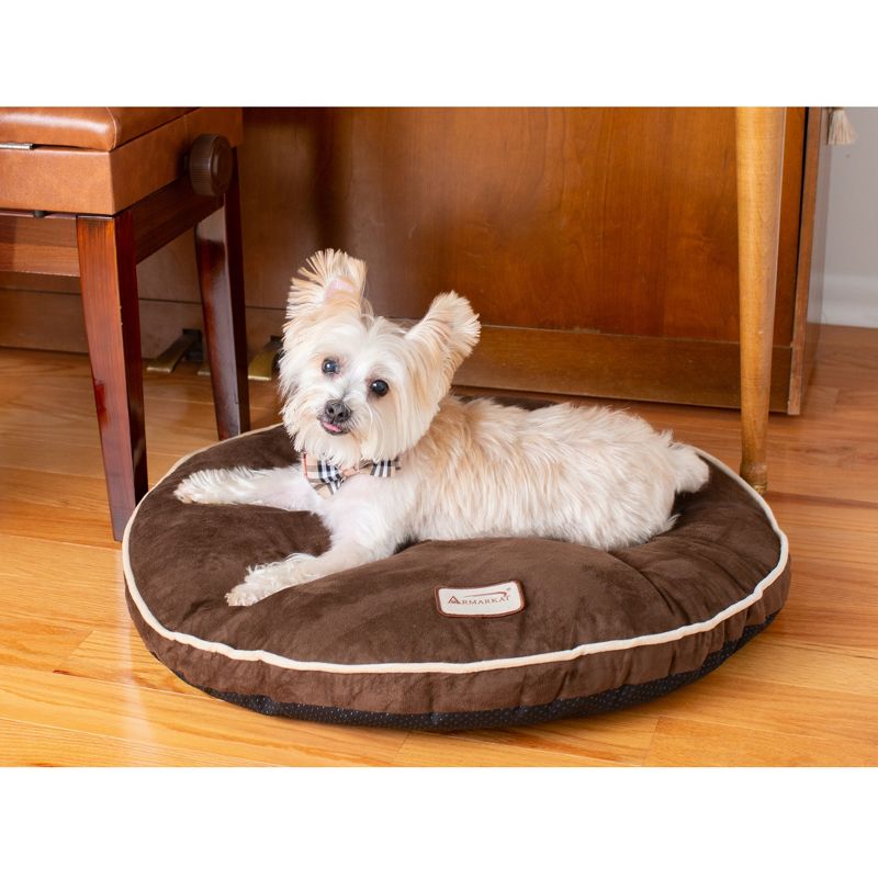 Armarkat Round Blanket Bed For Indoor Dogs Cats. Pet Bed Cushion House M04, 3 of 10