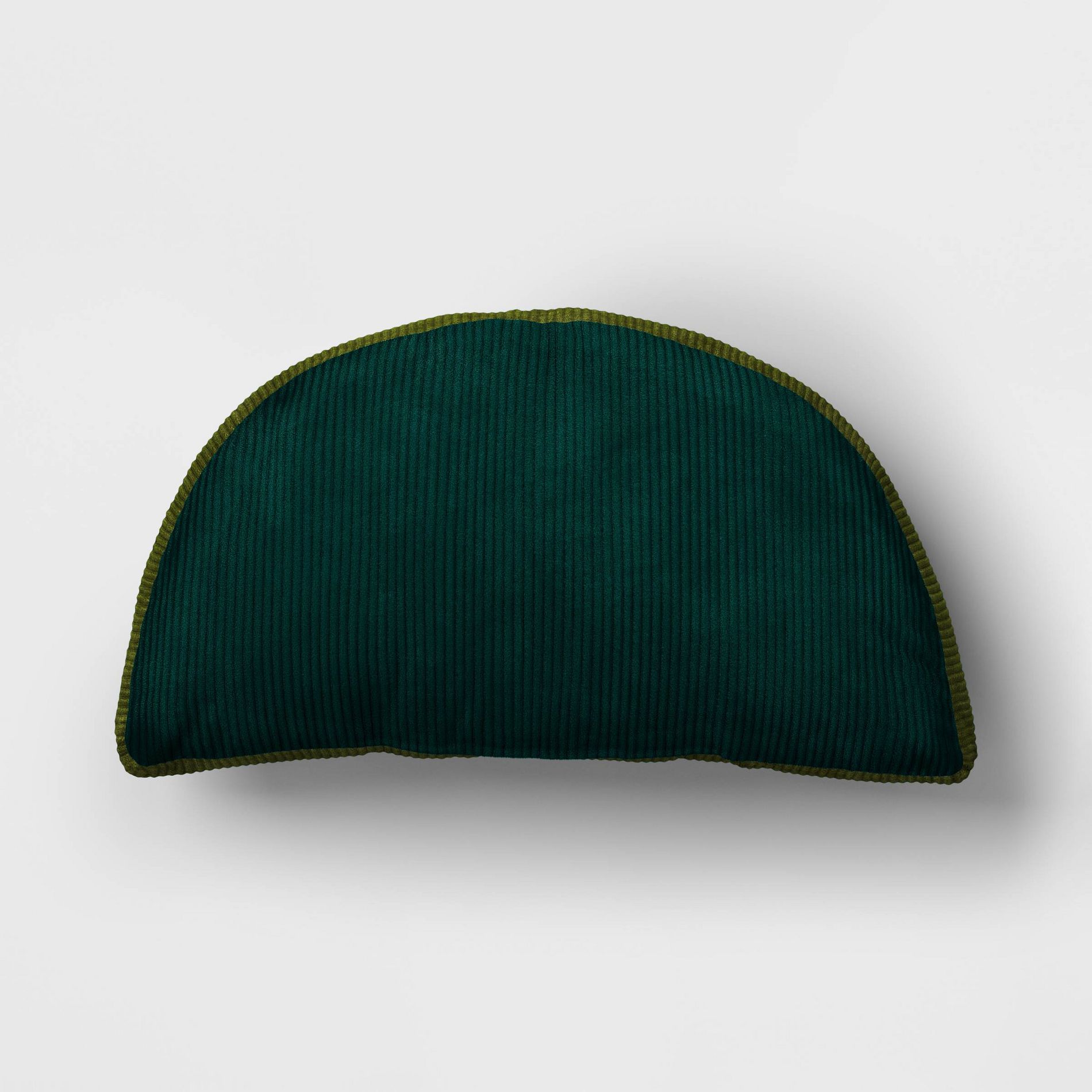 9" x 17" Half Moon Shaped Throw Pillow Green - Room Essentials™