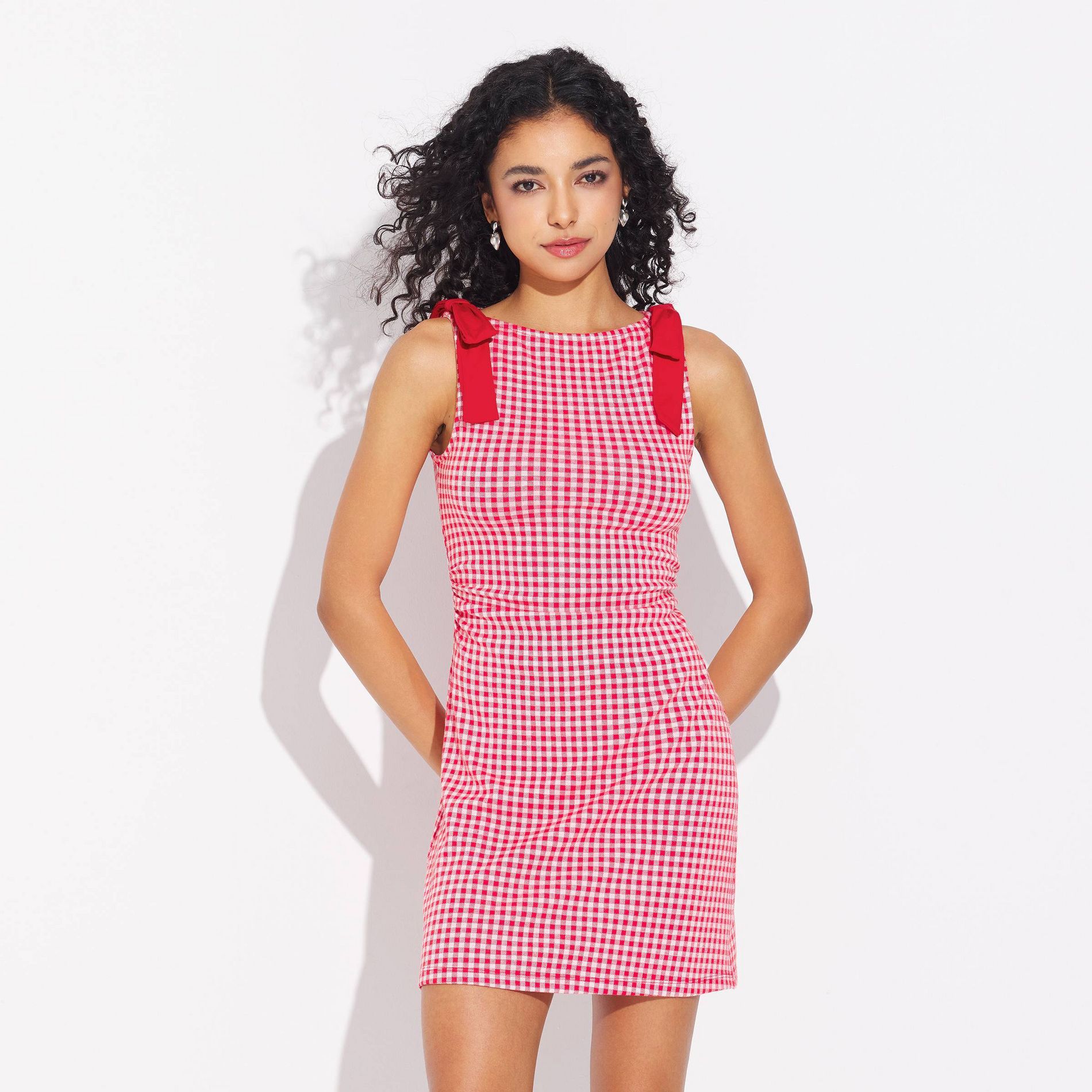 Women's Bow-Tie Shoulder Mini Dress - Wild Fable™