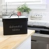 AuldHome Design Enamelware Dishwasher Pod Holder, Farmhouse Tablet Container; Kitchen Storage Tin w/ Lid - image 4 of 4