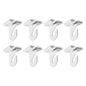 Unique Bargains Metal T-Bar Track Tiles Suspended Plants Utility Drop Ceiling Hooks - 1 of 4
