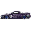 Honda NSX "Kaido Racing V2" #0 Purple with White Hood and Graphics (Designed by Jun Imai) "Kaido House" Special die cast model car by Mini GT - 3 of 4