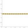 Black Bow Jewelry 3.5mm 10k Yellow Gold Diamond Cut Solid Rope Chain Bracelet - 4 of 4