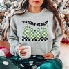 Simply Sage Market Women's Graphic Sweatshirt Be Jolly Checkered Tree - 3 of 3