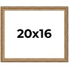 PosterPalooza | 20x16 Wood Antique Frame with UV Acrylic, 4 Finishes: Bronze, Gold, Silver, and Black - 2 of 4
