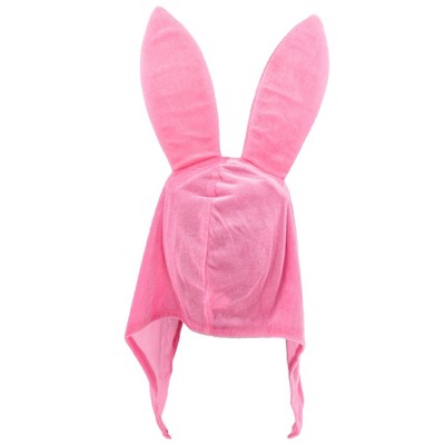 Pink Foam-Padded Bunny Costume Hat for Halloween
