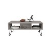 NicBex 39.8 Inch Rectangle Coffee Table with Open Shelves,Modern Center Table for Living Room,Bedroom - 4 of 4