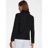 Allegra K Women's Double Breasted Overcoat Scarf Winter Outwear Fashion Pea Coat - 4 of 4