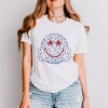 Simply Sage Market SmileyWorld Leopard Smiley Peace Sign Short Sleeve Tee - 2 of 4