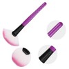 Unique Bargains Travel Dual Ended Blusher Nylon Plastic Metal Handle Makeup Brush Set 24 Pcs - image 3 of 4