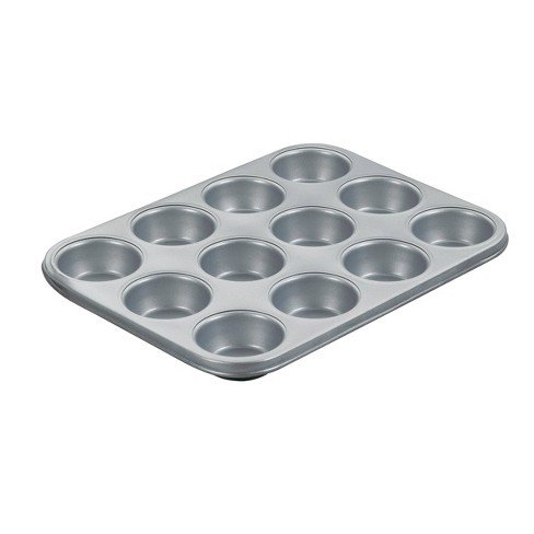 Saveur SELECTS 12-Cup Saveur Muffin Pan, Gray