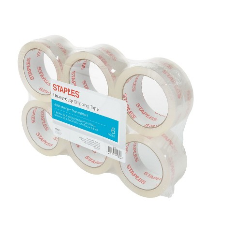 Scotch Heavy Duty Shipping Packing Tape, Clear, 1.88 in. x 54.6 yd., 1 Tape  Roll