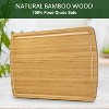 Extra Large Bamboo Cutting Board for Kitchen, Meat Cutting Board for BBQ with Juice Groove, Over the Sink Cutting Board - 3 of 4