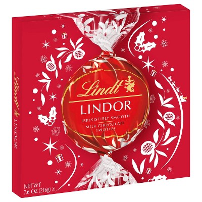 Lindor Holiday Milk Modern Gift Box - 7.6oz