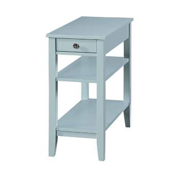 American Heritage 3 Tier End Table with Drawer - Breighton Home