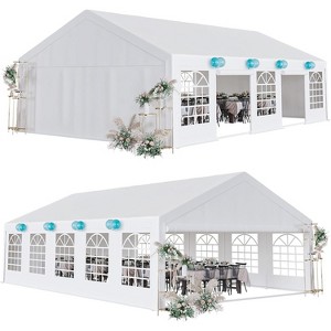 Outdoor Heavy Duty Party Tent, Heavy Duty Outdoor Wedding Tent with Large Roof - 1 of 4
