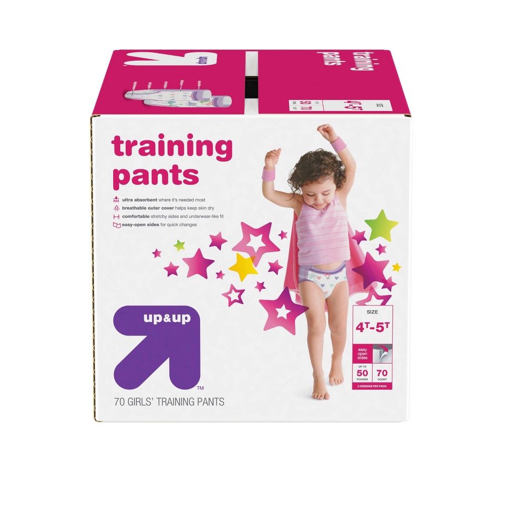 Girls' Training Pants 4T-5T - 70ct - up & up