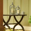 18" Bradford Metal Outdoor Lantern Set Black - Smart Living - 4 of 4