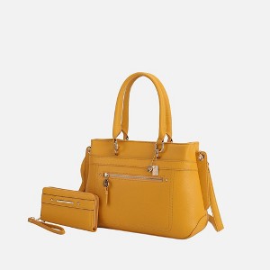 MKF Collection Gardenia Vegan Leather Women’s Tote Bag & Wallet by Mia K - 1 of 4