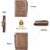 Clotth Womens Wallet - RFID Blocking Slim Bifold Wallet for Women with Zipper Coin Pocket,9 Card Slots & ID Window for Daily Use,Travel - 4 of 4