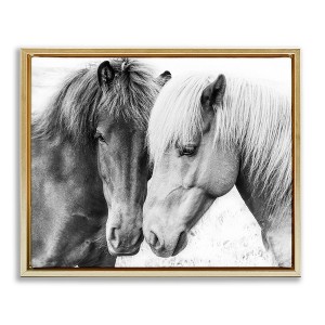 Stupell Industries Horse Love Duo Portrait, 31" x 25" - 1 of 4