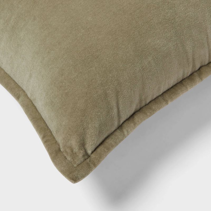 Trad Cotton Velvet with Linen Reverse Oblong Dec Pillow - Threshold™, 4 of 5