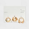 Linked Ring Set 3pc - A New Day™ Gold 6/7/8: Nickel-Free Metal, Stacking & Statement Styles - 2 of 3