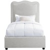Meridian Furniture,Felix Linen Textured Fabric Bed - 2 of 4