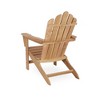 OTSUN Solid Wood Adirondack Chair Teakwood Large Lawn Chair - 4 of 4