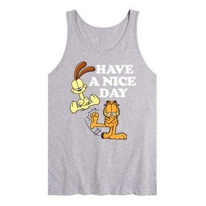 Men's - Garfield - Have A Nice Day Graphic Tank Top - 1 of 2