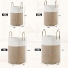 Laundry Basket,Woven Cotton Rope Laundry Hamper,Versatile Storage for Dirty Clothes,Baby Toys,and Blankets in Bathroom - 3 of 4