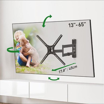 Barkan 13" - 65" Full Motion TV Wall Mount - Extension, Swivel & Tilt